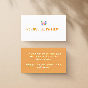 Visite Carte de sensibilisation à l'autisme et à la neuro