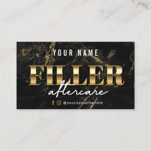 Visite Carte de soins de fin de gamme Gold Marble