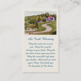 Visite Carte de souvenir en mémoire affectueuse