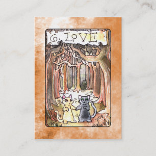 Visite Carte de tarot d'amour