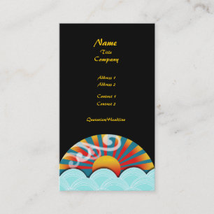 Visite Carte de visite, Sun Rises
