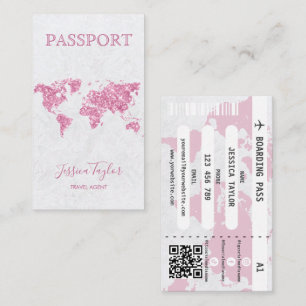Visite Carte d'embarquement de l'agent de voyage Passport