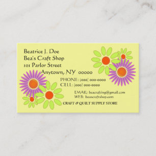 Visite CARTE d'ENTREPRISE ARTISANALE de "CRAZY-DAZY