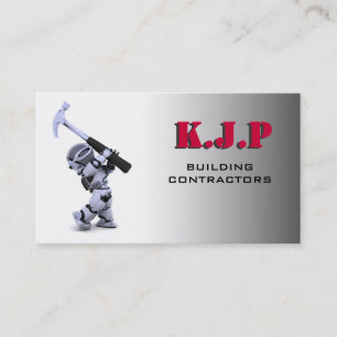 Visite Carte d'entreprise de construction