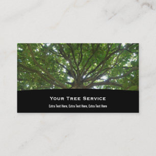 Visite Carte d'entreprise de services d'arbre
