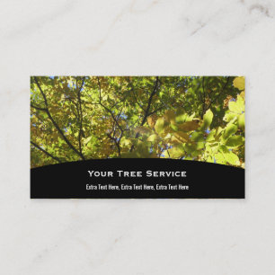 Visite Carte d'entreprise de services d'arbre