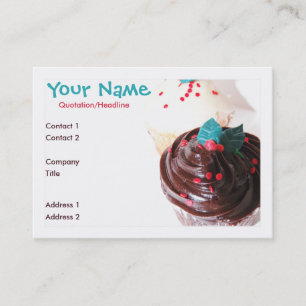 Visite Carte d'importante affaire de petits gâteaux