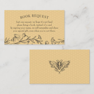 Visite Carte d'insertion de demande de Fleur sauvage d'ab