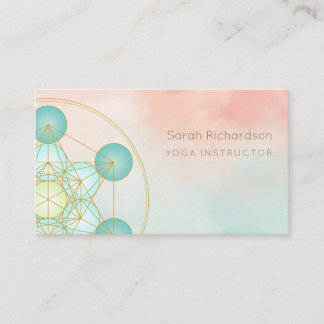 Visite Carte d'instructeur de yoga modifiable