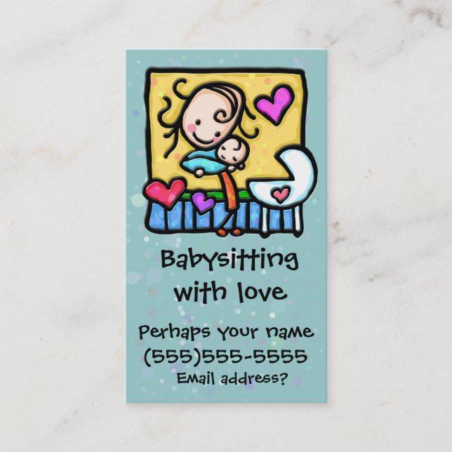Visite Carte faite sur commande de Childcare de (Devant)