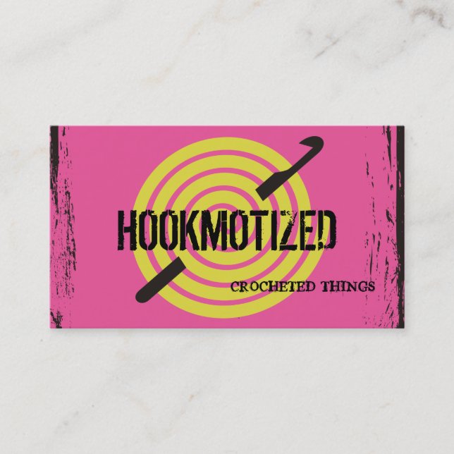 Visite Carte faite sur commande de crochet de crochet de (Devant)