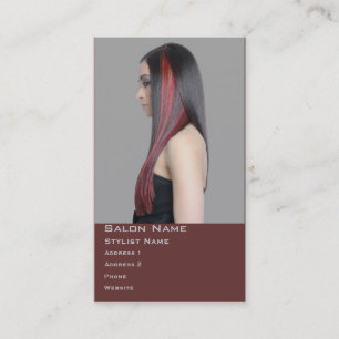 Visite Carte géniale de couleur de styliste en coiffure