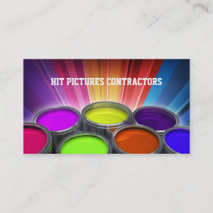 Visite Carte lumineuse de construction d'entrepreneur de