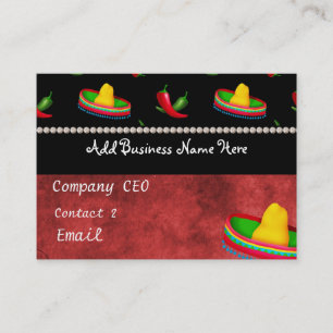 Visite Carte MEXICAINE de restauration