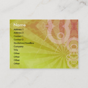 Visite Carte Outdoorsy de profil