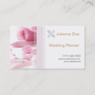 Visite Carte personnelle de wedding planner