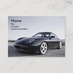 Visite Carte potelée de profil de "Porshe"