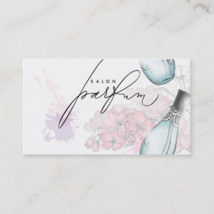 Visite Carte professionnelle de parfum de beauté de salo