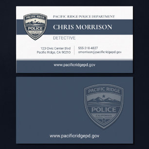 Visite Carte professionnelle pour les forces de l'ordre