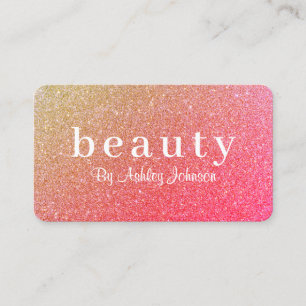Visite Chic Carte de Fidélité de Salon de Beauté Rose Éti