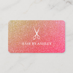 Visite Chic Carte de Fidélité Salon de Beauté Cheveux Ros