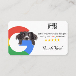 Visite Chien Garderie Google Revoir modèle de carte de vi