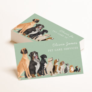 Visite Chien illustrations chien marcheur chien carte de