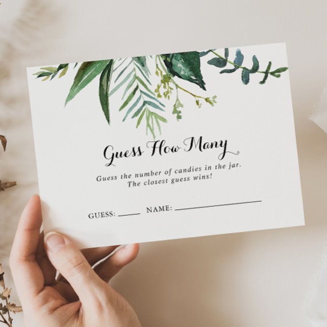 Visite Classy Green Devinez Tropical Combien De Carte De  (Créateur téléchargé)