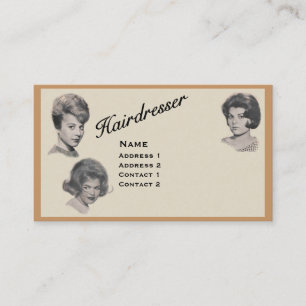 VISITE COIFFEUR - CARTE TRÈS PROFESSIONNELLE 1 DE PROFIL