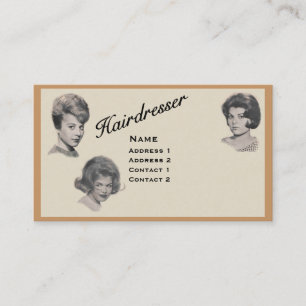 VISITE COIFFEUR - CARTE TRÈS PROFESSIONNELLE 2 DE PROFIL