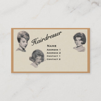 VISITE COIFFEUR - CARTE TRÈS PROFESSIONNELLE 3 DE PROFIL