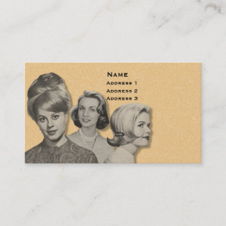Visite COIFFEUR - CARTE TRÈS PROFESSIONNELLE de PROFIL