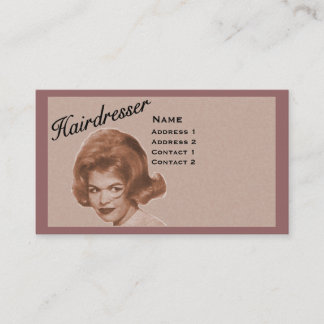 VISITE COIFFEUR - GRANDE CARTE DE PROFIL DE CHEVEUX -
