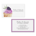 Cupcake Pâtisserie Chef boulangerie Carte de visit
