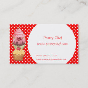 Visite Cupcakes Pâtisseries Carte de profil professionne