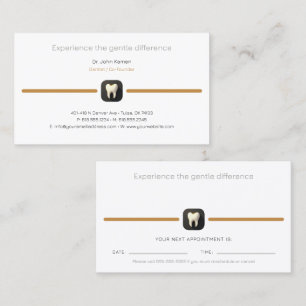 Visite Dentiste Carte de rendez-vous dentaire