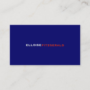 Visite DO-IT-YOURSELF couleurs+polices bleu carte de visi