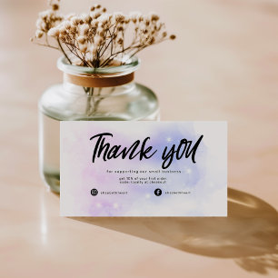 Visite Dreamy Pastel Sky Splash Business Carte de remerci