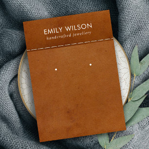 VISITE ÉTUDE DE TEXTURE EN CUIR BRANCHÉ CARTE D'AFFICHA