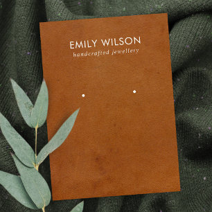 VISITE ÉTUDE DE TEXTURE EN CUIR BRANCHÉ CARTE D'AFFICHA