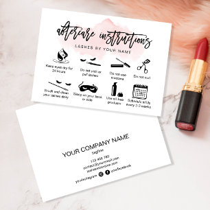 Visite Extension de la carte d'arrière-soin rose-pâle mod