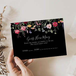 Visite Fleur sauvage Multicolor Devinez Combien De Carte 