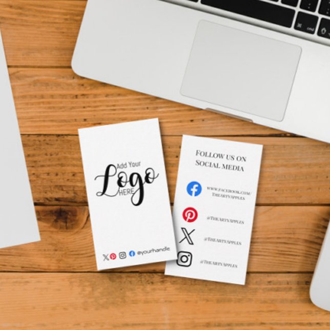 Visite INSÉREZ VOTRE LOGO carte de commande de produit si (Créateur téléchargé)