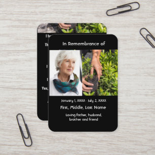 Visite Jardin Jardin de jardinage de carte Memorial