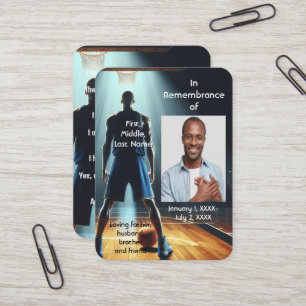 Visite Jeu de basket-ball de carte de poche Memorial