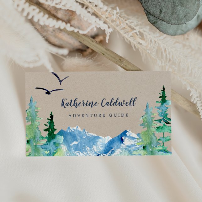 Visite Kraft Rocky Mountain Adventure Guide Carte de visi (Créateur téléchargé)