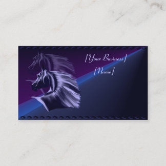 Visite La silhouette de cheval a ombragé le carte de