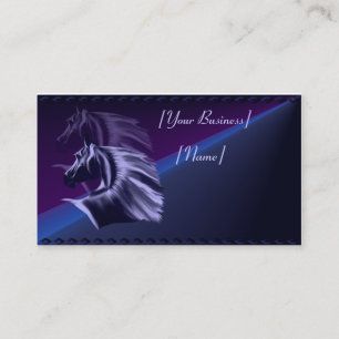Visite La silhouette de cheval a ombragé le carte de