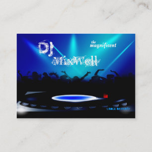 Visite Le jockey de disque DJ Party matraquant le carte
