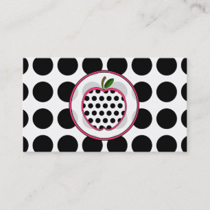Visite Le point de polka Apple façonnent le carte de